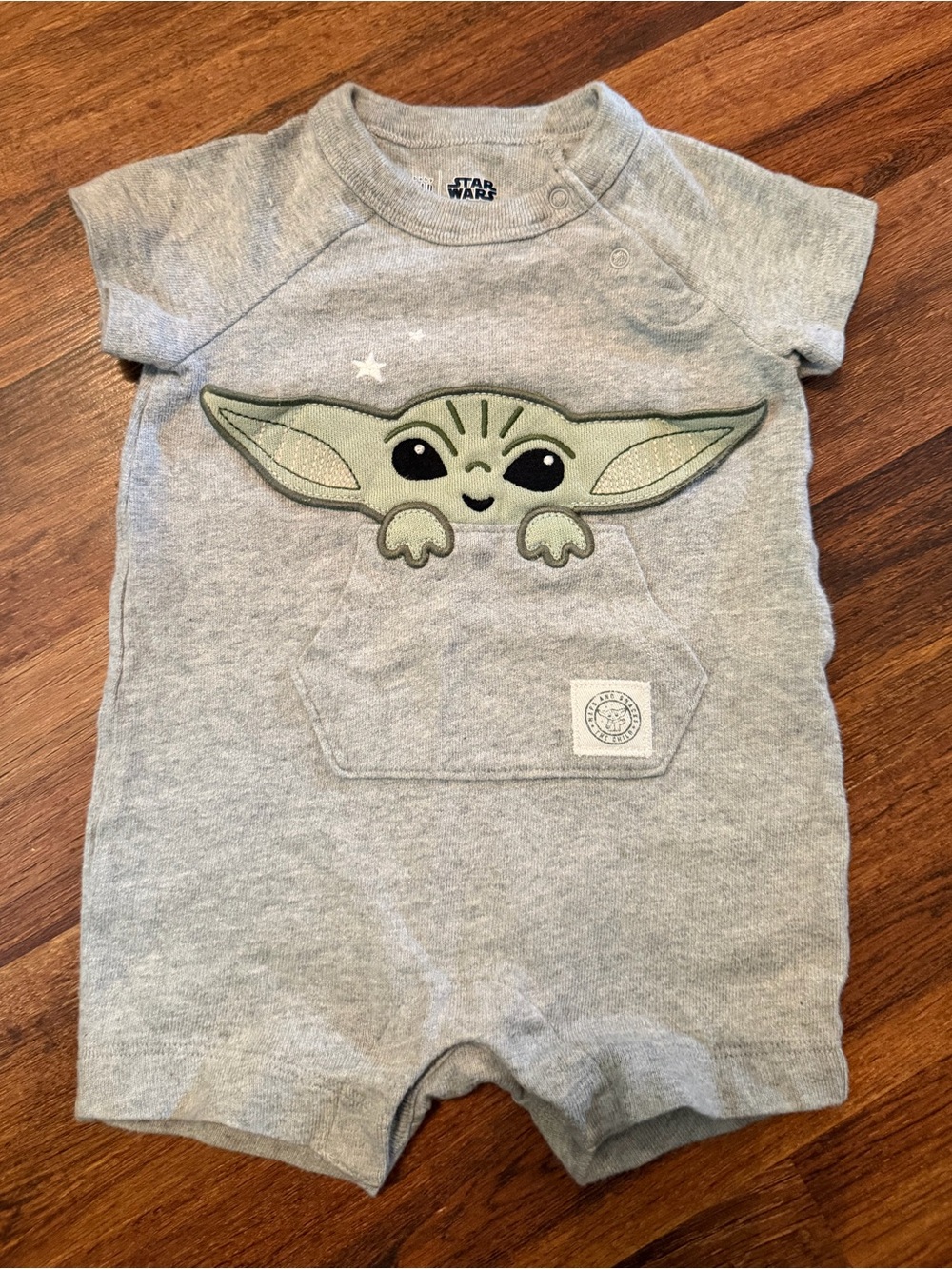 Baby gap x baby Yoda romper